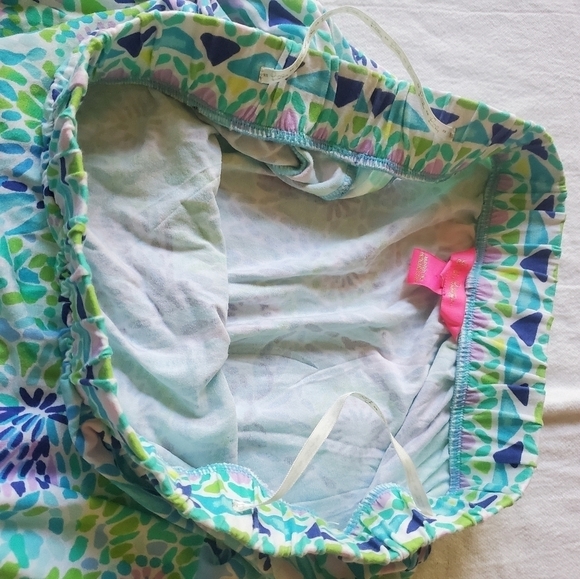 Lilly Pulitzer Rikki Open Water Sz. L Romper - Picture 6 of 14